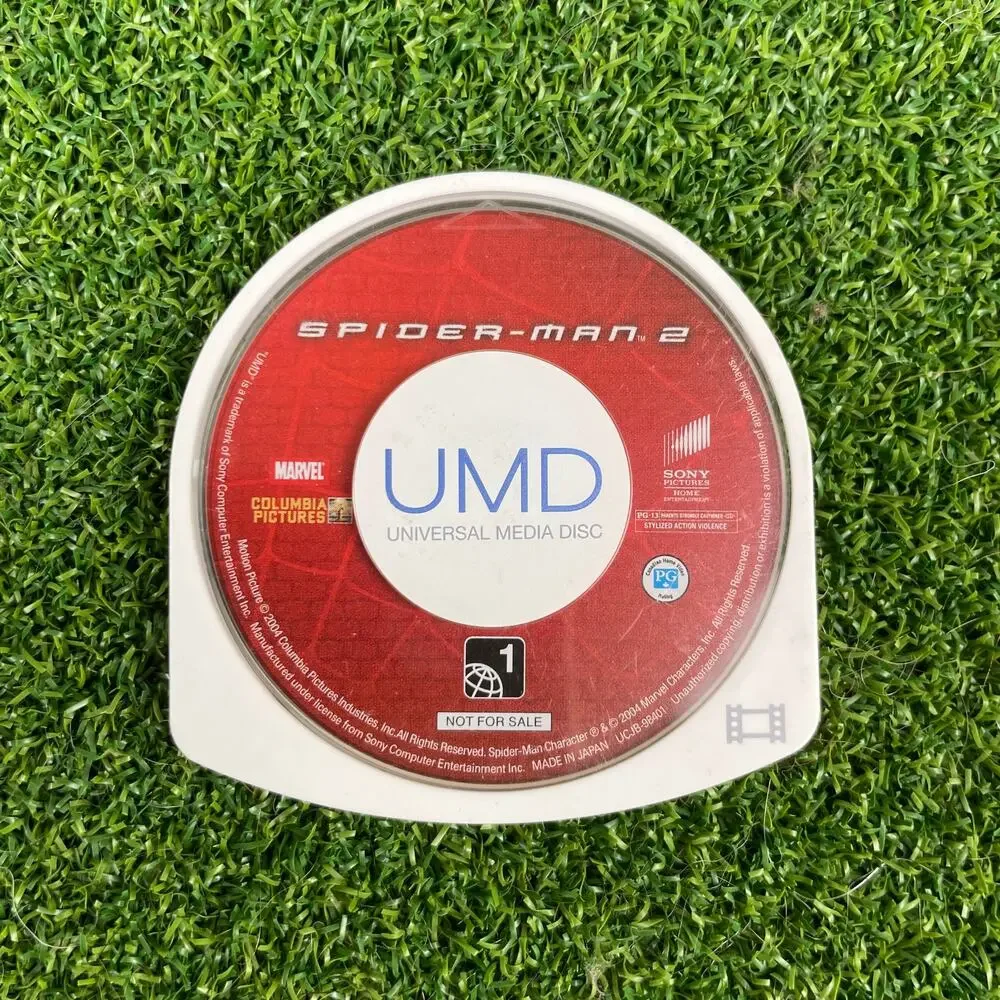 Spider-Man 2 Movie UMD Universal Media Disc Sony PlayStation Portable Disc Only